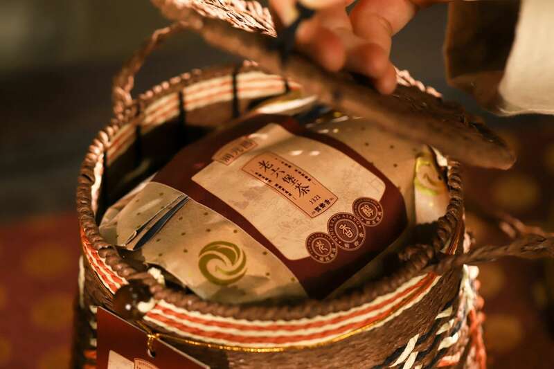 润元昌12年陈 编筐私藏装槟榔香上市，浓香槟榔韵