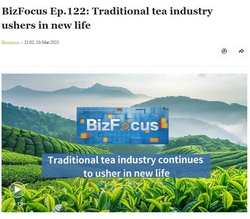 CGTN 聚焦蒙顶山春茶，“第一背篓茶”获国际关注