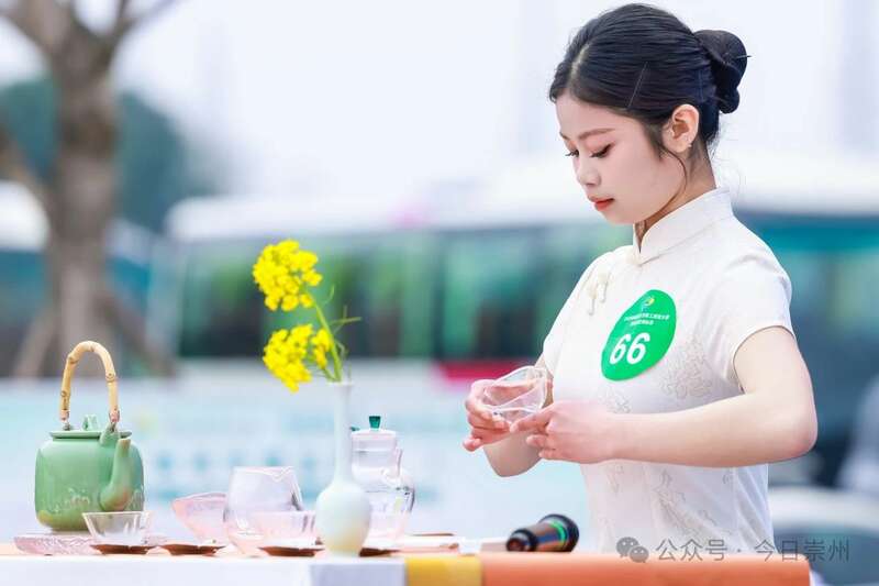 2025年成都百万职工技能大赛崇州茶艺师比赛圆满成功！