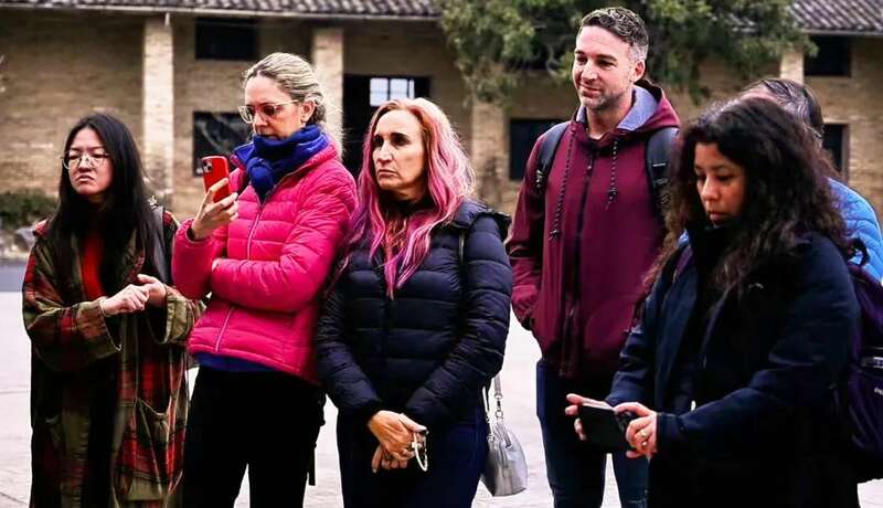 外国友人探访安徽祁门茶乡