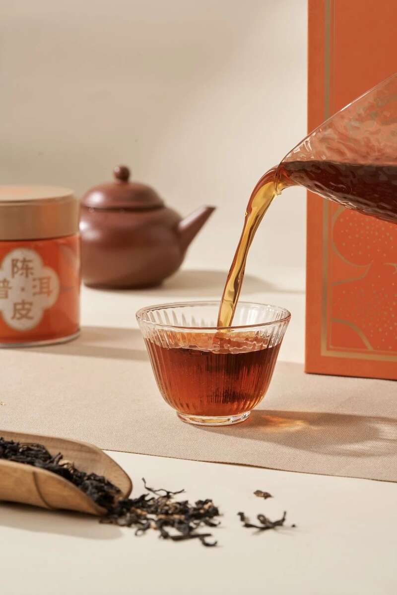 大益陈皮普洱吉庆茶礼上新