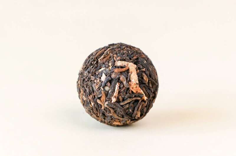 下关金花龙珠·陈皮普洱熟茶 五韵生香 五色风华