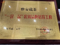 雅安藏茶入选第一批“一县一品”区域品牌培育工程