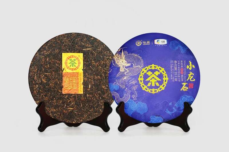 新品上市  中茶小龙石 普洱茶（熟茶）紧压茶