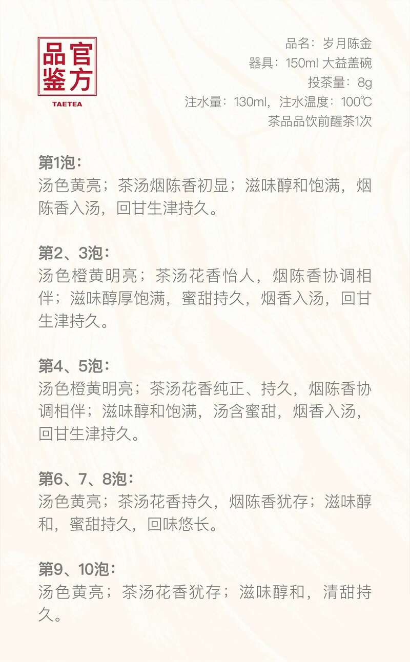 岁月铸味，玉叶成金 大益999克生茶厚砖岁月陈金开启质感好礼