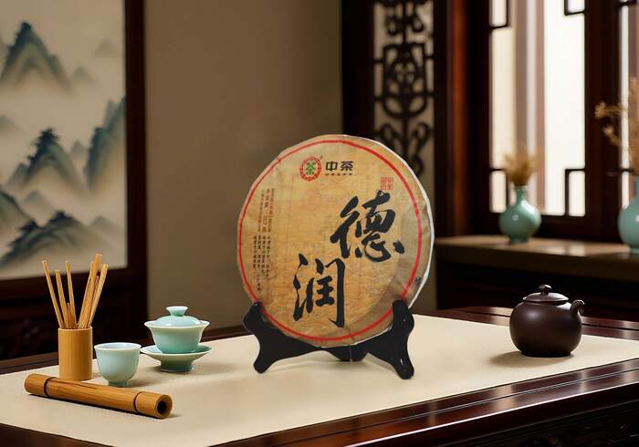 新品上市 中茶德润 普洱茶（熟茶）紧压茶