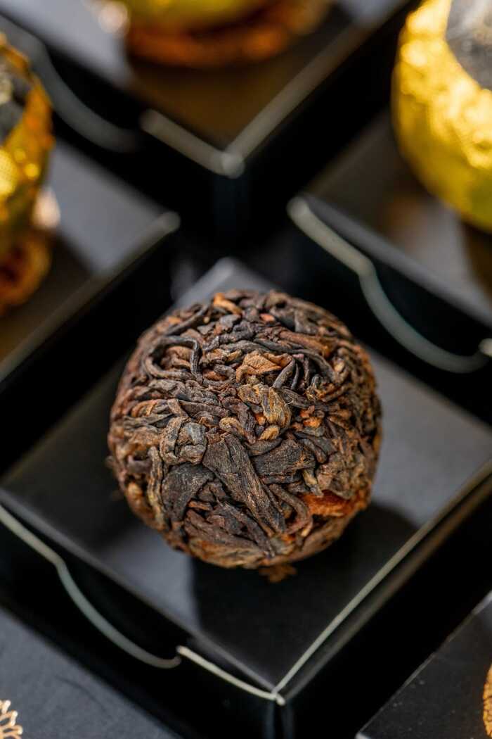 普洱龙珠熟茶：时光凝醇，一珠温润