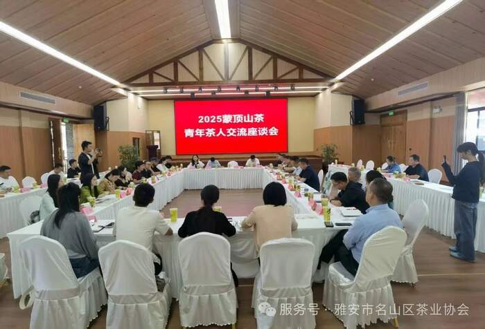 名山区召开2025蒙顶山茶青年茶人座谈交流会