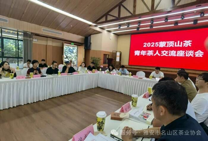 名山区召开2025蒙顶山茶青年茶人座谈交流会