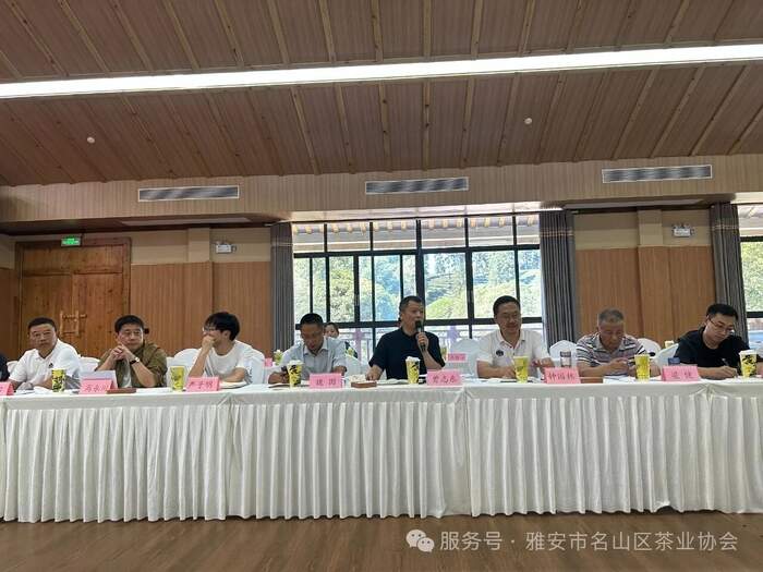 名山区召开2025蒙顶山茶青年茶人座谈交流会