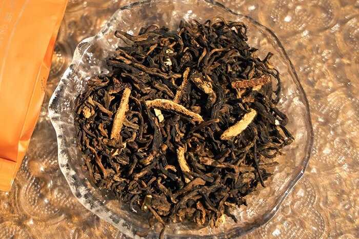 下关宫廷陈皮普洱熟茶 茶引柑香，柑助茶韵