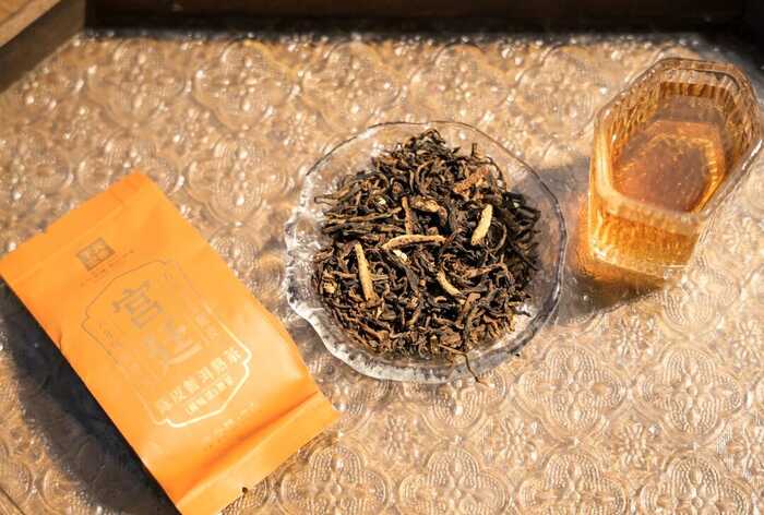 下关宫廷陈皮普洱熟茶 茶引柑香，柑助茶韵