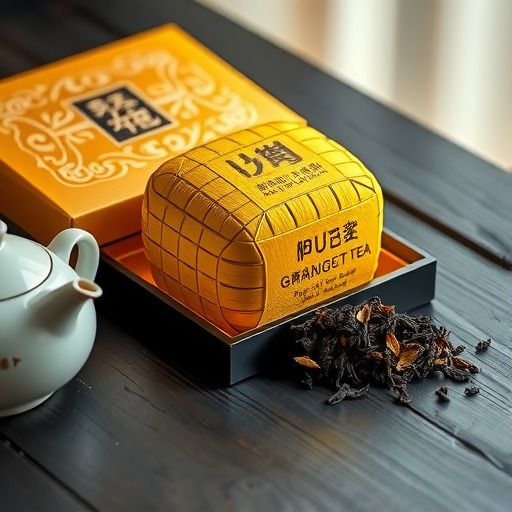 班章老树普洱熟茶 黑菌金砖金盒装尊贵之选