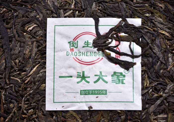 2025年一头大象“越陈越香”生茶饼