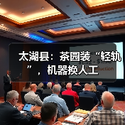 太湖县：茶园装“轻轨”，机器换人工（图1）