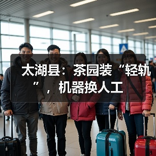 太湖县：茶园装“轻轨”，机器换人工（图4）