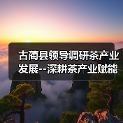 古蔺县领导调研茶产业发展--深耕茶产业赋能乡村振兴（图4）