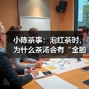 小陈茶事：泡红茶时，为什么茶汤会有“金圈”？（图1）