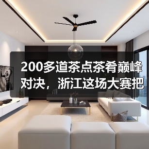 200多道茶点茶肴巅峰对决,浙江这场大赛把茶叶“玩出花”(图2) 200多道茶点茶肴巅峰对决,浙江这场大赛把茶叶“玩出花”(图2)