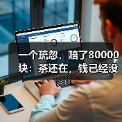 一个疏忽，赔了80000块：茶还在，钱已经没了！（图1）