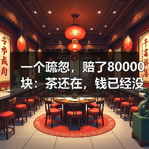 一个疏忽，赔了80000块：茶还在，钱已经没了！（图3）