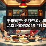 千年藏茶·岁月鎏金：和龙茶业亮相2025“好茶在‘县’”品牌推介会（图1）