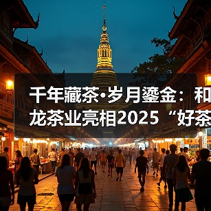 千年藏茶·岁月鎏金：和龙茶业亮相2025“好茶在‘县’”品牌推介会（图4）