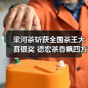梁河茶斩获全国茶王大赛银奖 德宏茶香飘四方(图3) 梁河茶斩获全国茶王大赛银奖 德宏茶香飘四方(图3)