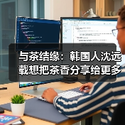与茶结缘:韩国人沈远载想把茶香分享给更多人(图3) 与茶结缘:韩国人沈远载想把茶香分享给更多人(图3)