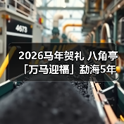 2026马年贺礼 八角亭「万马迎福」勐海5年陈熟茶散茶（图2）
