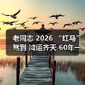 老同志 2026 “红马”驾到 鸿运齐天 60年一遇（图1）