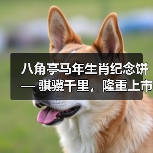 八角亭马年生肖纪念饼 — 骐骥千里，隆重上市！（图1）