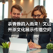 茶香雅韵入画来！文山州茶文化展示传播空间揭牌开放（图1）