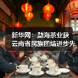 新华网：勐海茶业获“云南省民族团结进步先进集体”称号（图3）
