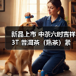 新品上市 中茶六时吉祥 3T 普洱茶（熟茶）紧压茶（图3）