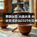 香飘丝路 共赢共享 中茶普洱参加2025年马来西亚大红花国际茶展（图4）