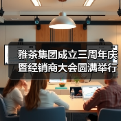 雅茶集团成立三周年庆暨经销商大会圆满举行(图3) 雅茶集团成立三周年庆暨经销商大会圆满举行(图3)