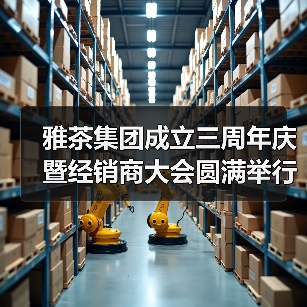 雅茶集团成立三周年庆暨经销商大会圆满举行(图1) 雅茶集团成立三周年庆暨经销商大会圆满举行(图1)