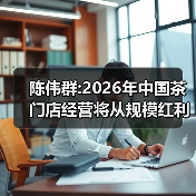 陈伟群:2026年中国茶门店经营将从规模红利转向信任红利（图3）