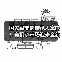 国家级非遗传承人掌舵！有机茶市场迎来全新变革（图1）