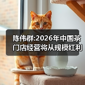 陈伟群:2026年中国茶门店经营将从规模红利转向信任红利（图1）