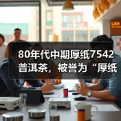 80年代中期厚纸7542普洱茶,被誉为“厚纸88青”,40年陈期老生茶(图4) 80年代中期厚纸7542普洱茶,被誉为“厚纸88青”,40年陈期老生茶(图4)