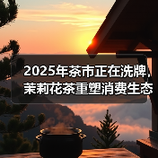 2025年茶市正在洗牌,茉莉花茶重塑消费生态(图1) 2025年茶市正在洗牌,茉莉花茶重塑消费生态(图1)