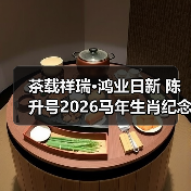 茶载祥瑞·鸿业日新 陈升号2026马年生肖纪念茶“马到功成”面市（图4）