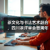 茶文化与书法艺术融合，四川茶评审会暨周年庆圆满举行（图1）