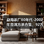 勐海茶厂80年代-2002年普洱方茶合集，92方砖末代茶王，值得品鉴（图3）