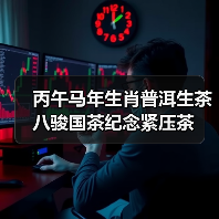 丙午马年生肖普洱生茶八骏国茶纪念紧压茶（图4）
