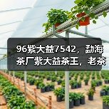 96紫大益7542，勐海茶厂紫大益茶王，老茶市场收藏宠儿（图1）
