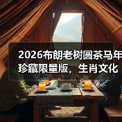 2026布朗老树圆茶马年珍藏限量版,生肖文化传承之作(图1) 2026布朗老树圆茶马年珍藏限量版,生肖文化传承之作(图1)