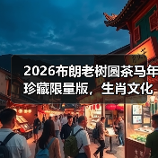 2026布朗老树圆茶马年珍藏限量版,生肖文化传承之作(图2) 2026布朗老树圆茶马年珍藏限量版,生肖文化传承之作(图2)